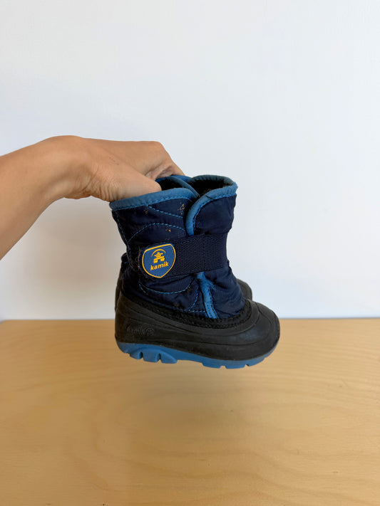 Kamik Winter Blue Trim Boots / Size 5 Toddler