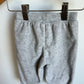 Grey Fleece Pants with Bow / 12m