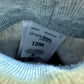 Grey Fleece Pants with Bow / 12m