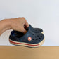 Crocs Blue with Red Trim Sandals / Size 8 Toddler