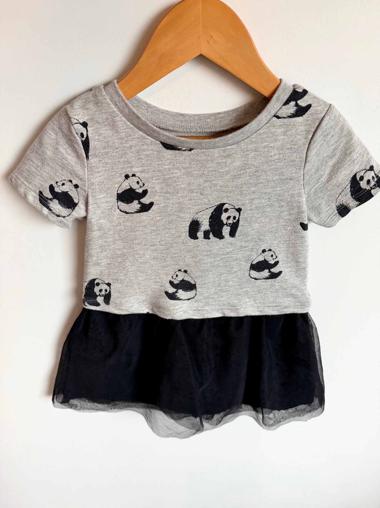 Gap Panda Dress with Tulle Skirt / 3T