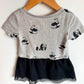 Gap Panda Dress with Tulle Skirt / 3T