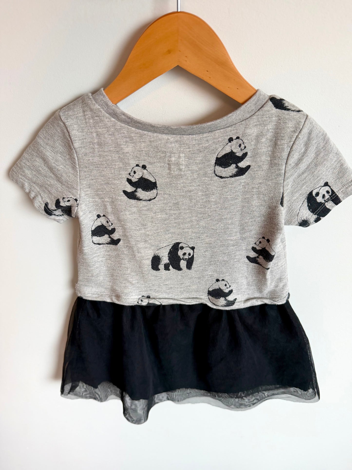 Gap Panda Dress with Tulle Skirt / 3T