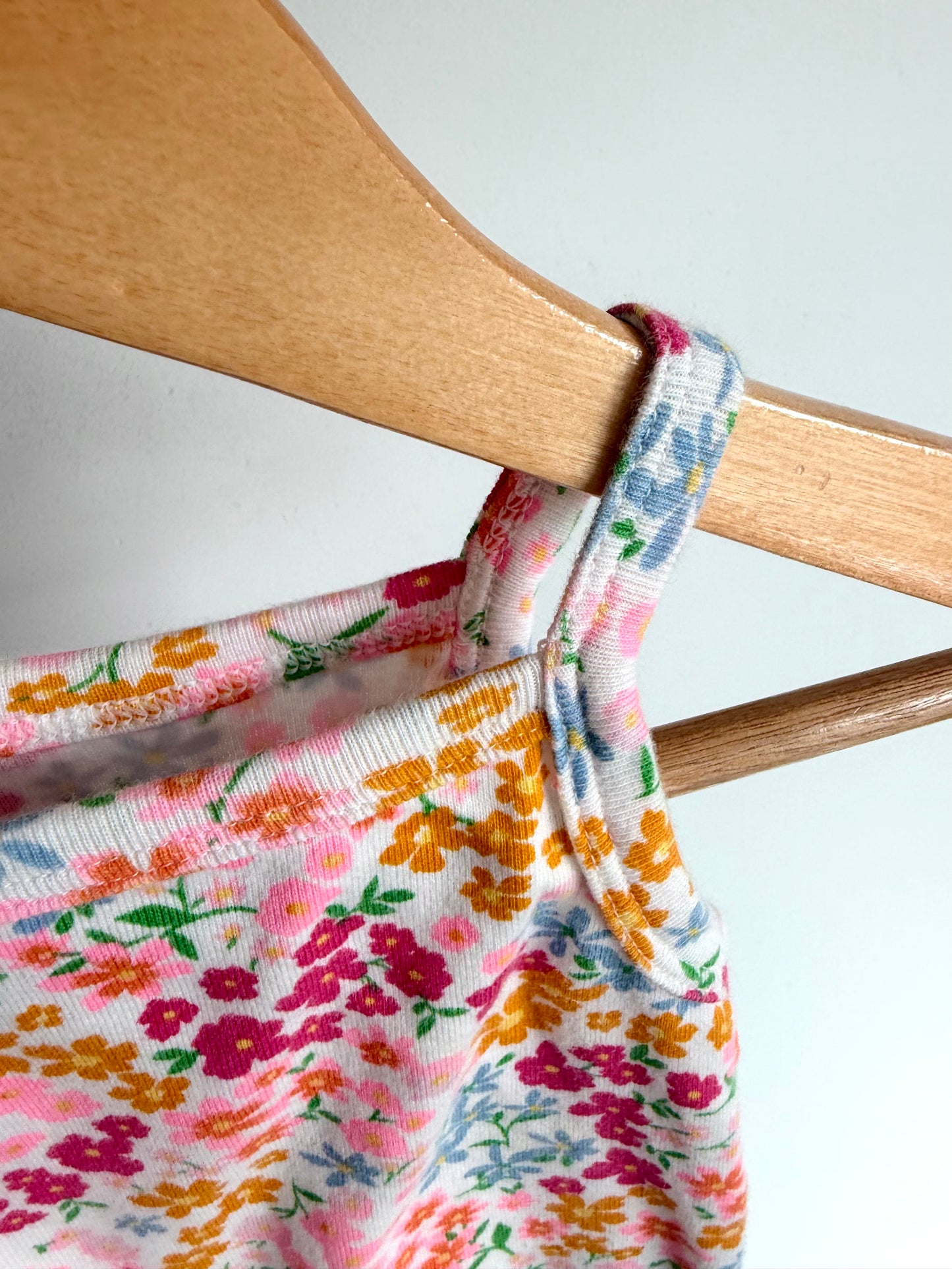Bright Floral Bodysuit / 3-6m