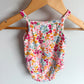 Bright Floral Bodysuit / 3-6m