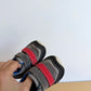 Stride Rite Grey, Red + Blue Velcro Shoes / Size 3.5 Infant