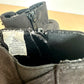 Black Fringe Suede Ankle Boots / Size 6 Toddler