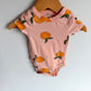 Orange Pattern Bodysuit / 3-6m