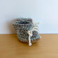 Handmade Blue Knit Slippers / 9-18m?