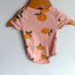 Orange Pattern Bodysuit / 3-6m