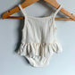Cream Eyelet Dress Bodysuit / 3-6m