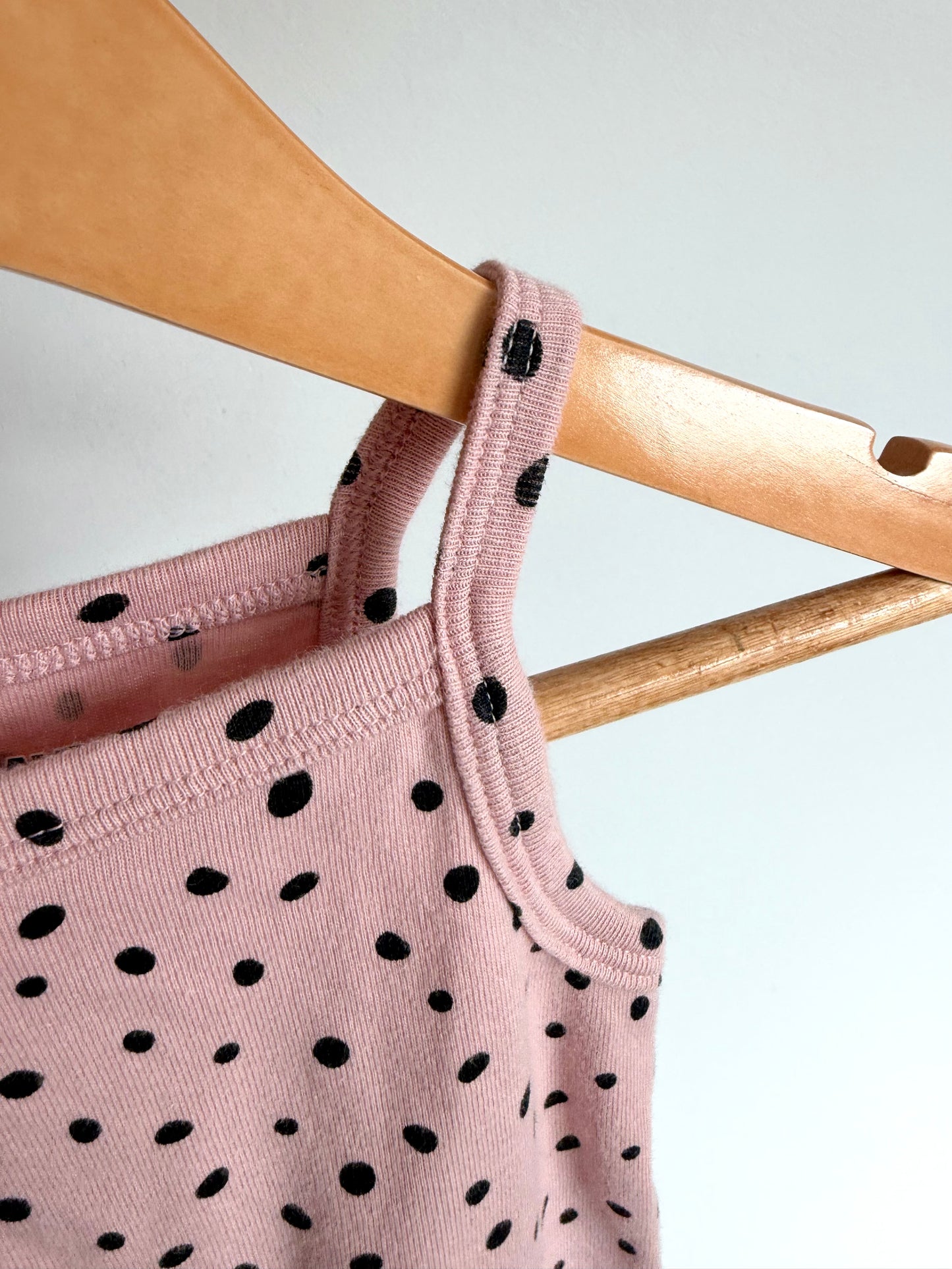 Pink Dot Bodysuit / 3-6m
