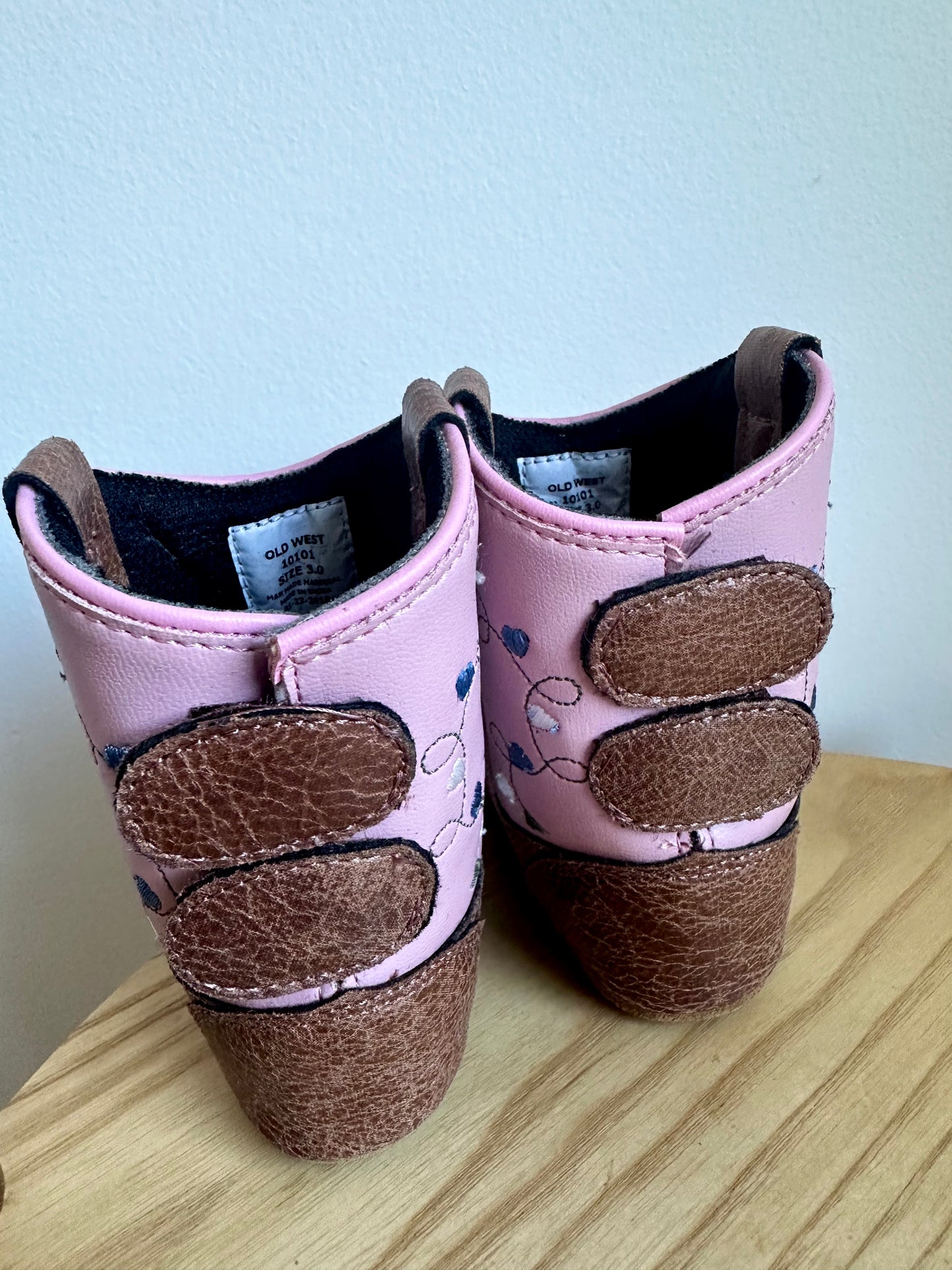 NEW Pink Cowgirl Boots / Size 3 Infant