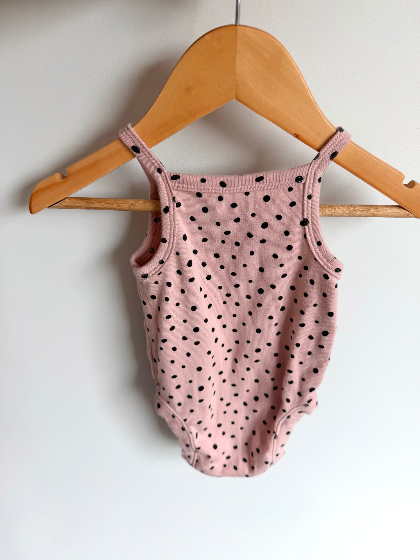 Pink Dot Bodysuit / 3-6m