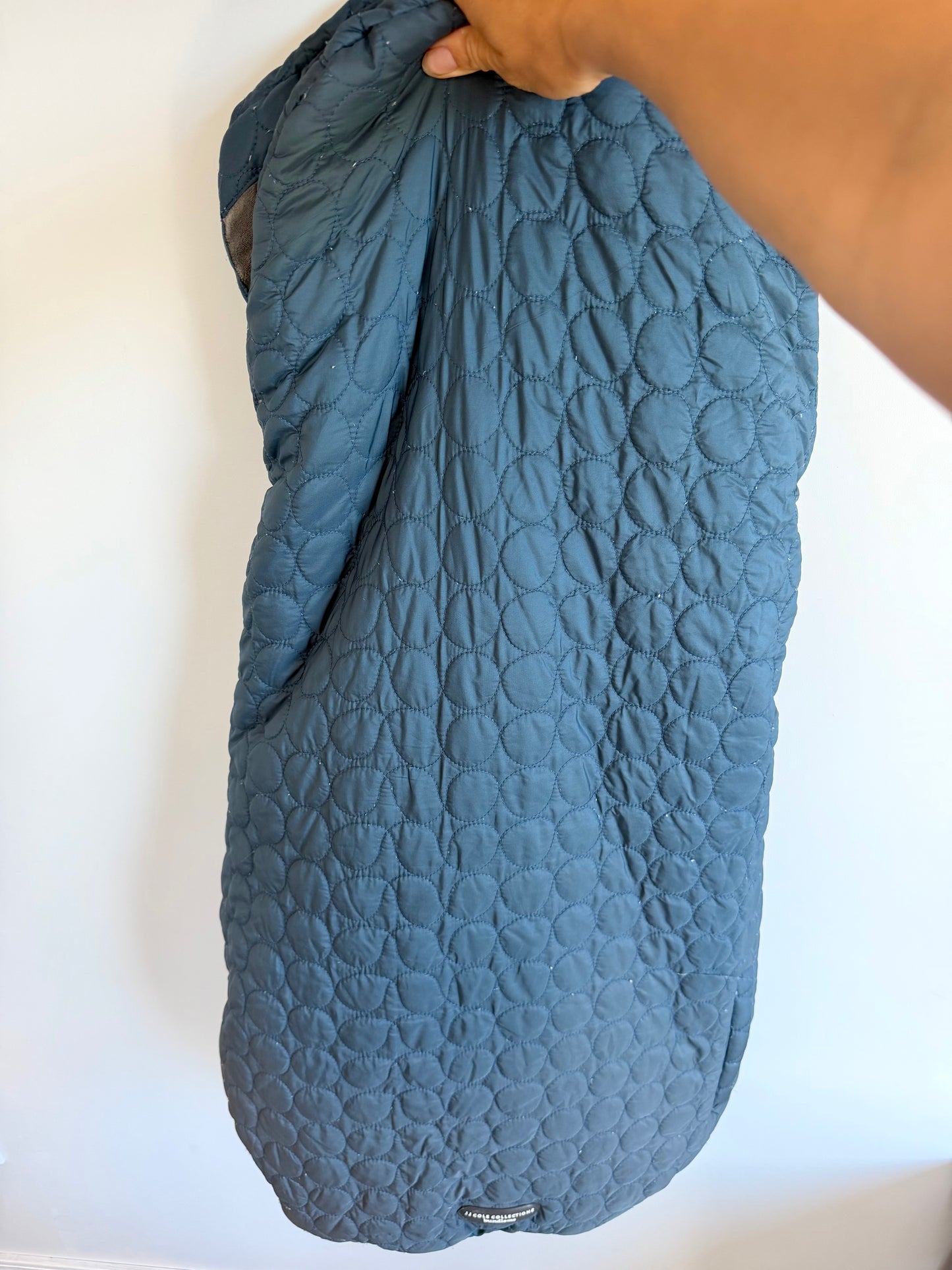 JJ Cole Fleece Lined Blue Bundle Me Stroller Bag (No Shipping)