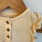 Yellow Striped Jumpsuit / 6m