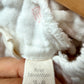White Cotton Aztec Shapes Top / 3-6m