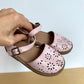 Pink Eyelet Sandals / Size 8 Toddler