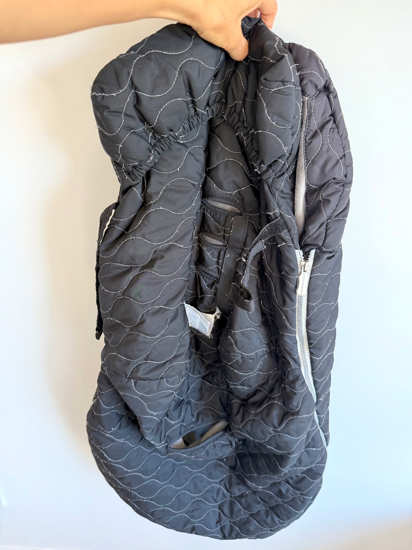 JJ Cole Fleece Lined Black Bundle Me Stroller Bag (No Shipping)