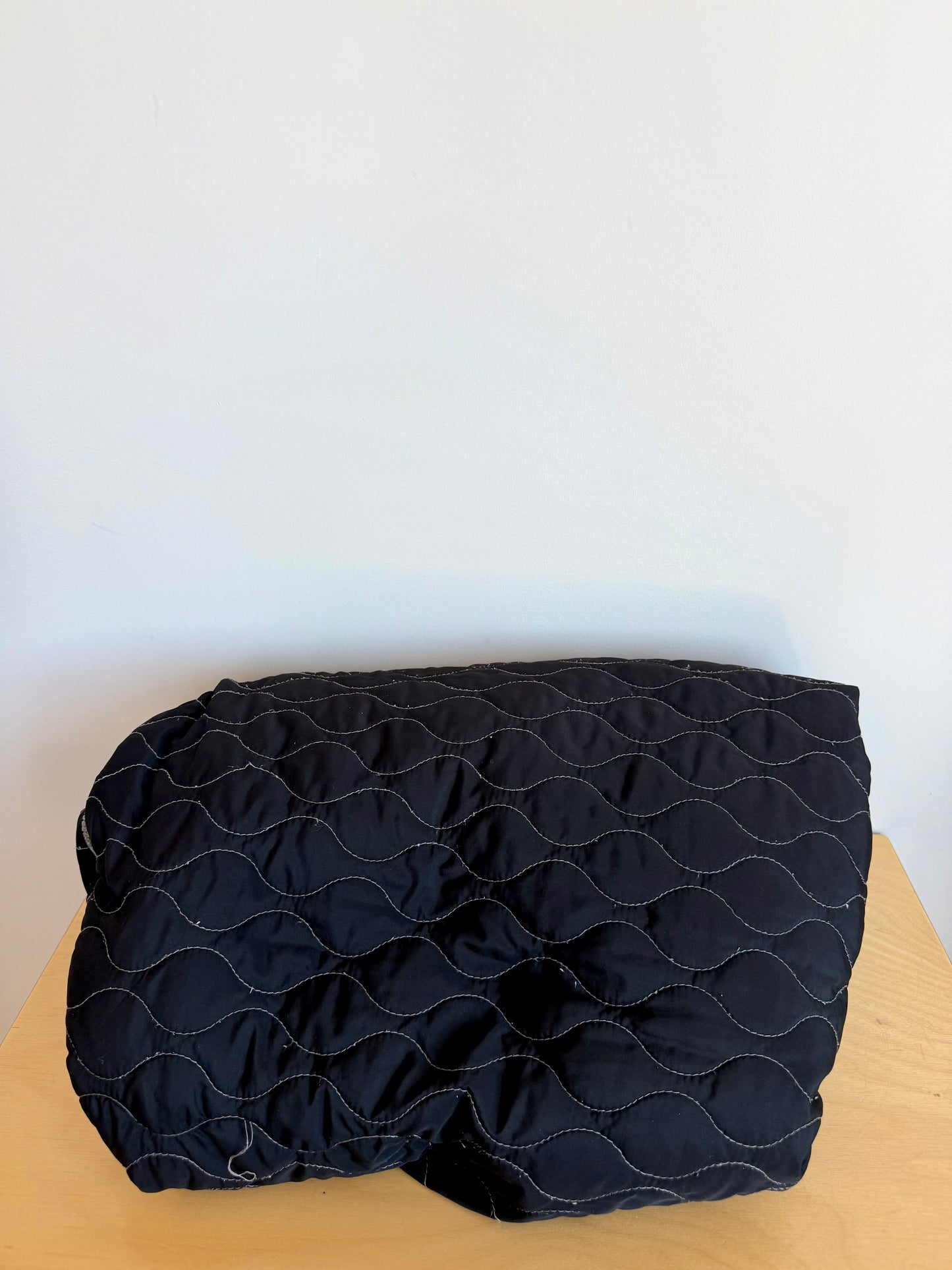 JJ Cole Fleece Lined Black Bundle Me Stroller Bag (No Shipping)