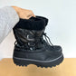 Black Lace Winter Boots / Size 3 Big Kids (No Shipping)