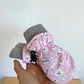 Kombi Pink Fleece Gloves / 6-12m