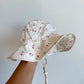 Jan & Jul White Cherry Hat / M (6-24m)