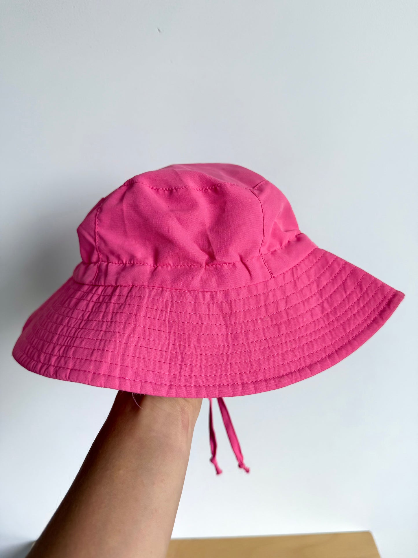 Jan & Jul Pink Sun Strap Hat / 6-24m
