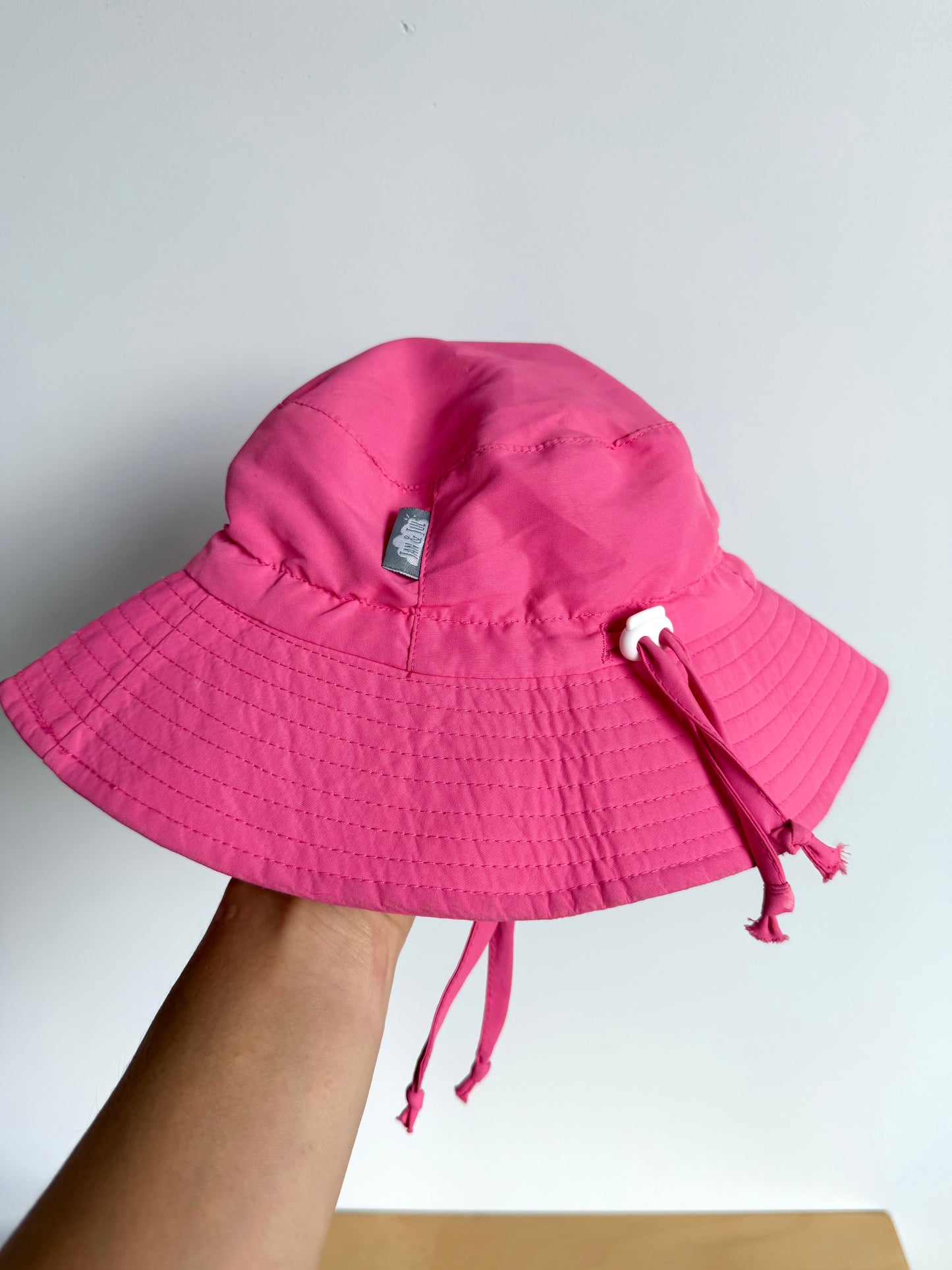Jan & Jul Pink Sun Strap Hat / 6-24m