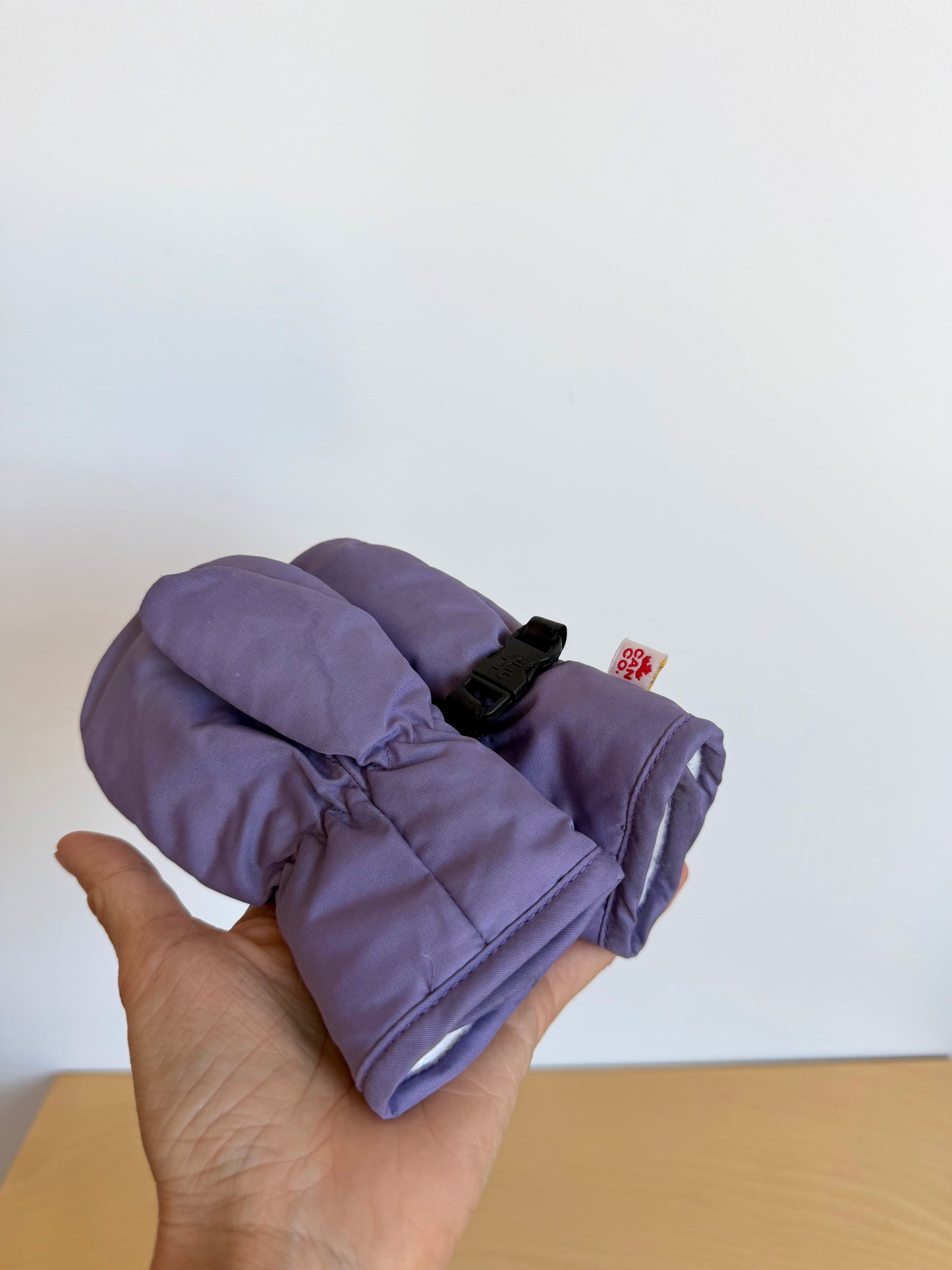 HotPaws Purple Velcro Mittens / 6-12m