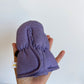 HotPaws Purple Velcro Mittens / 6-12m