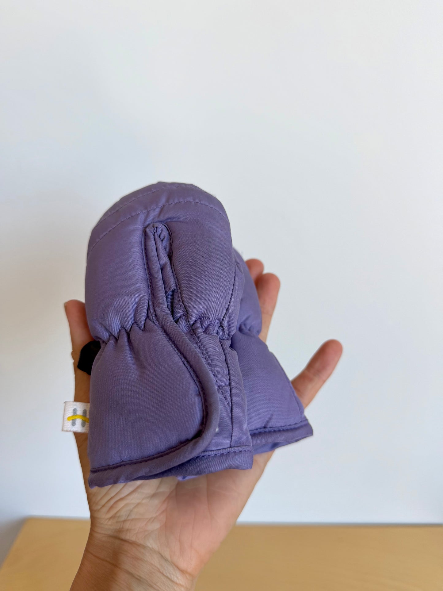 HotPaws Purple Velcro Mittens / 6-12m