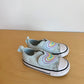 Converse Blue Heart Sneakers / Size 6 toddler