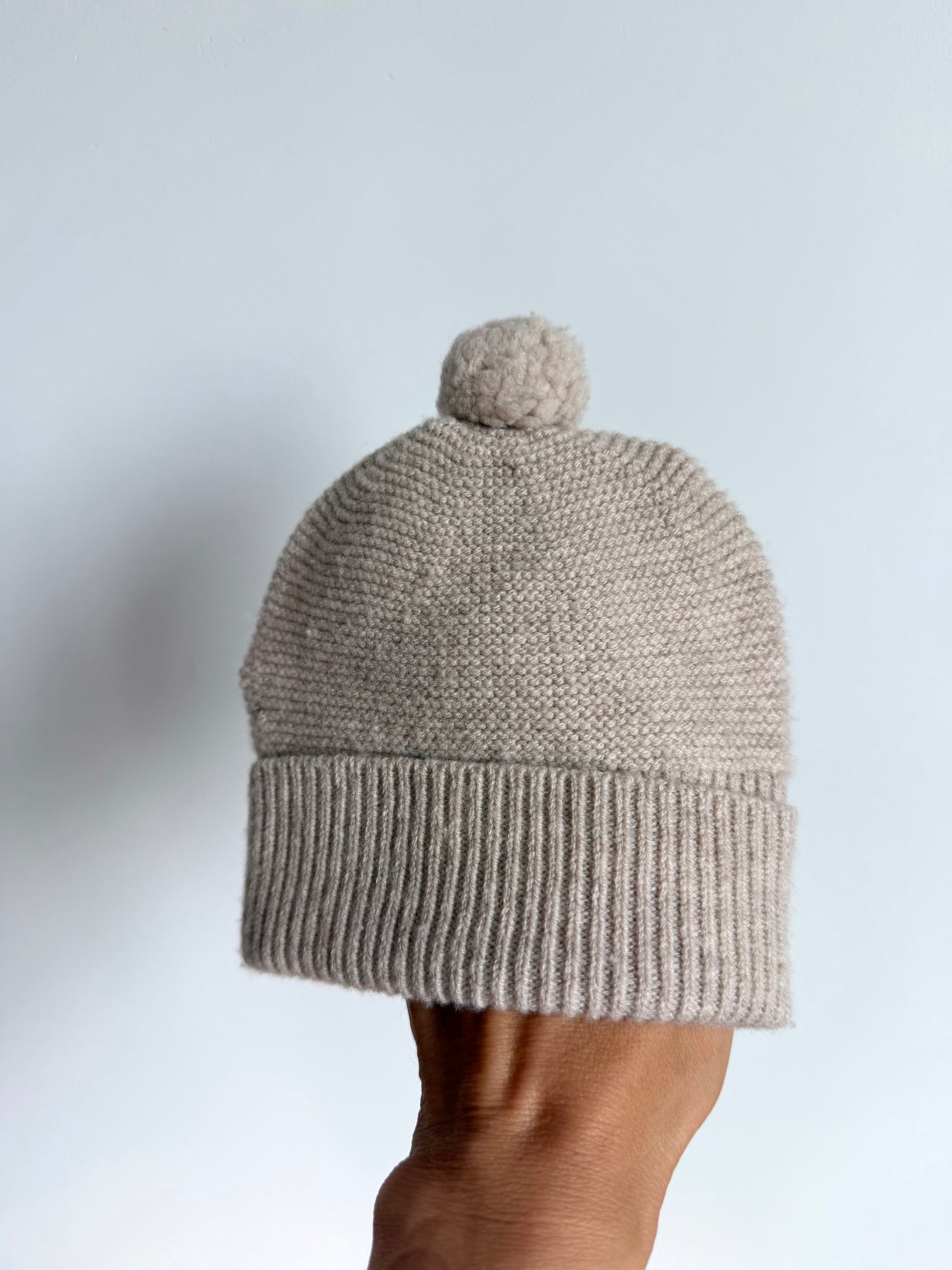 Merino Wool Oat Toque / 0-6m
