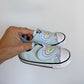 Converse Blue Heart Sneakers / Size 6 toddler