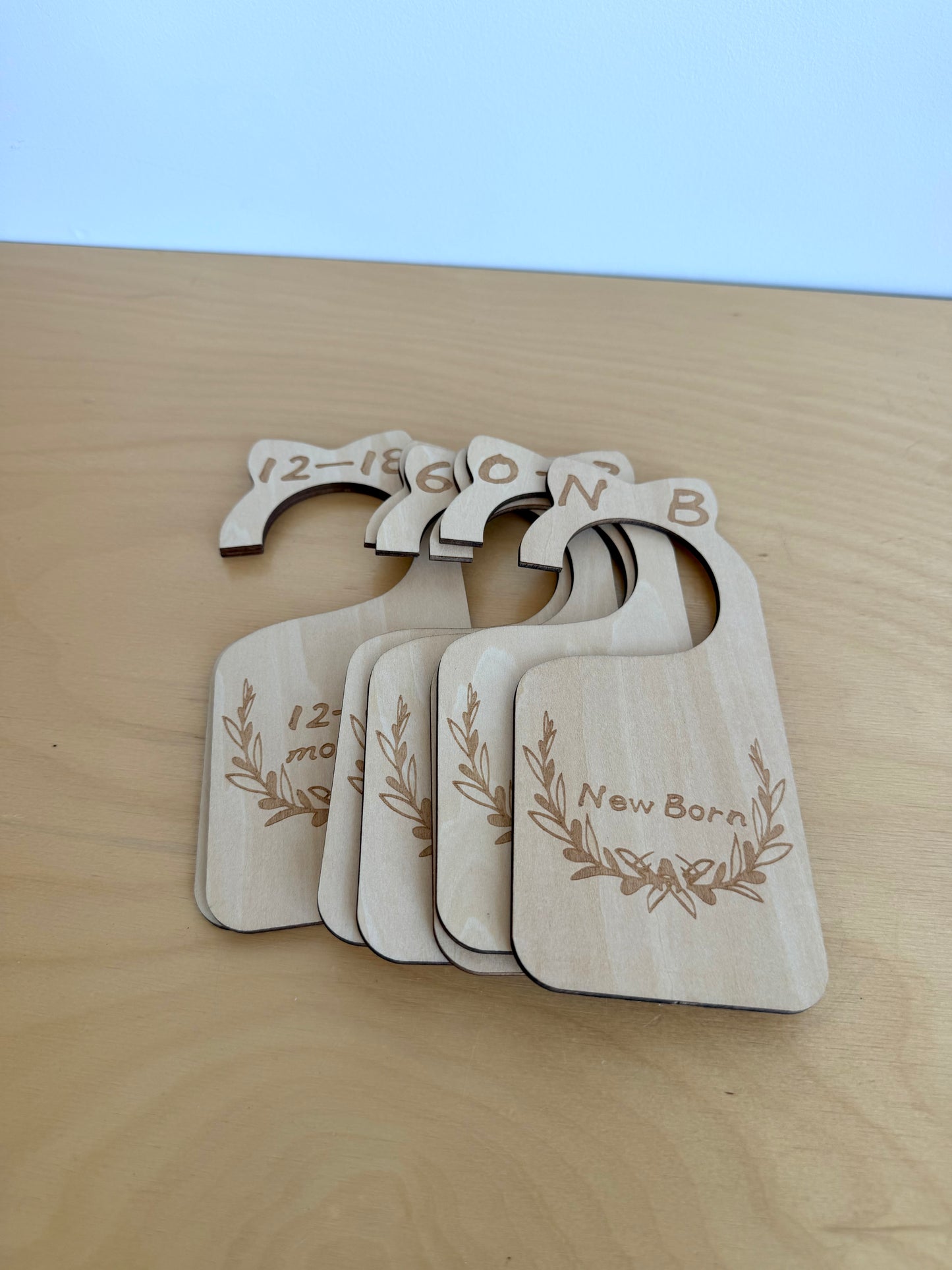 Milestone Wooden Hangers (0-24m)