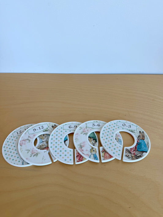 Peter Rabbit Milestone Closet Dividers (0-18m)