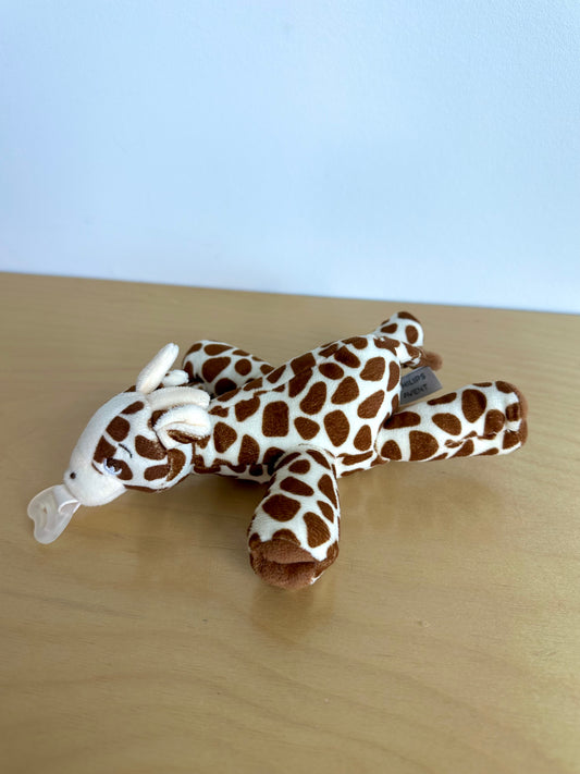 Giraffe Soother Holder Stuffy