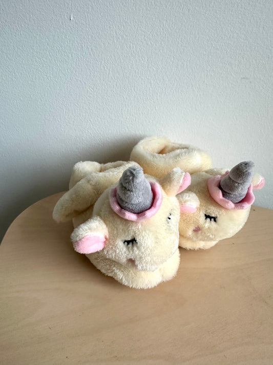 Unicorn Slippers / Size 4 Toddler?