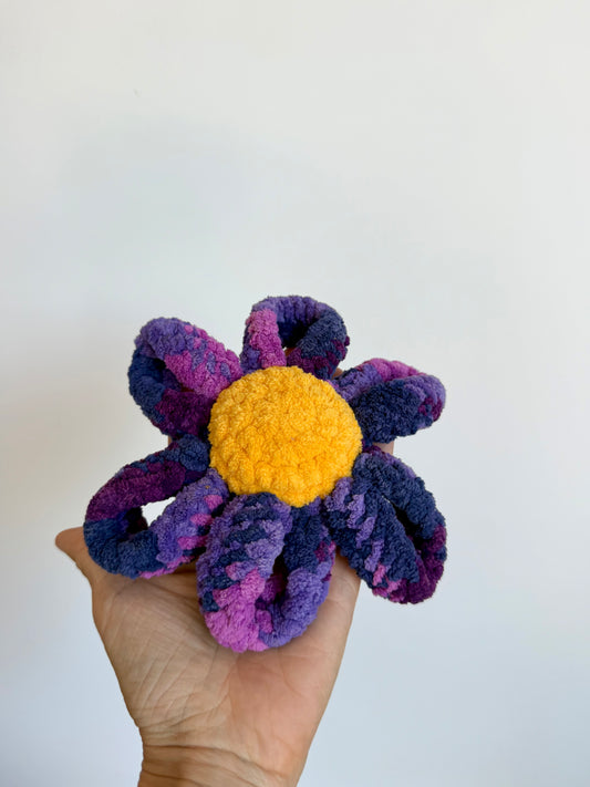 Handmade Crochet Purple Daisy