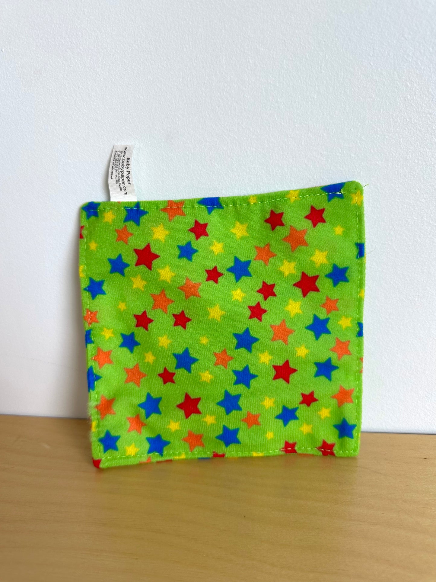 Crinkle Sheet Green Star Toy