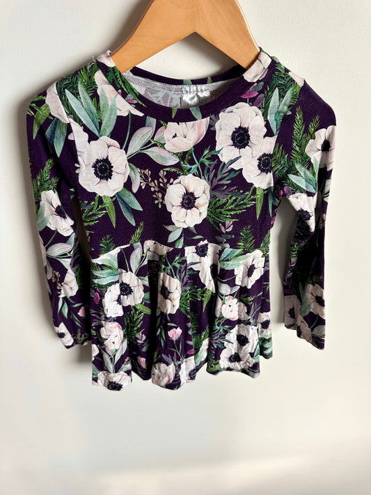 Handmade Deep Purple Dress / 4T