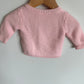 Pink Knit Cardigan / 0-3m