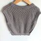 Wheat Mauve Crochet Vest / 5 years