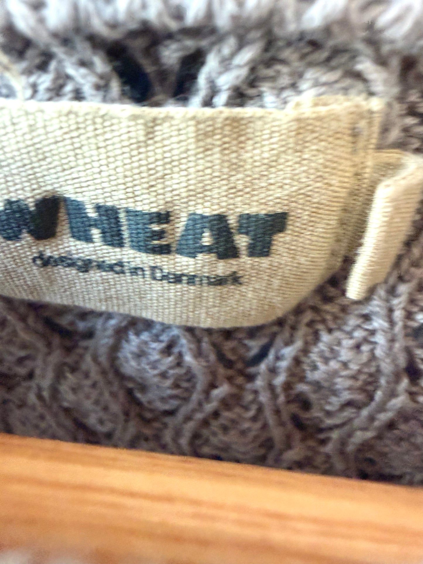 Wheat Mauve Crochet Vest / 5 years