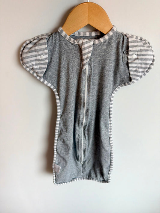 Grey Stripe Sleep Sack / 3-9m