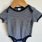 Gap Blue Stripe Bodysuit / 3-6m