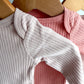 Ribbed Pinks Bodysuits (With Tags) / 0m