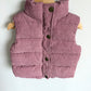 Pink Ribbed Vest / 4T