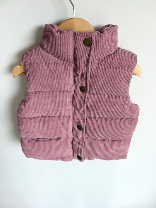 Pink Ribbed Vest / 4T